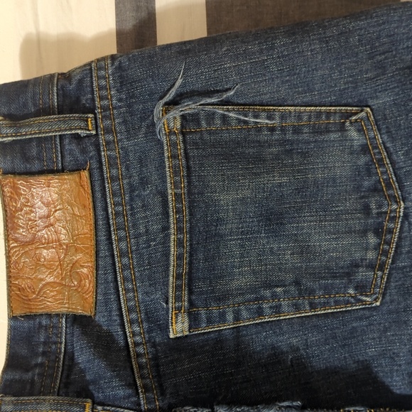 Men's Size 33 Naked & Famous Distressed Jeans - Picture 7 of 8
